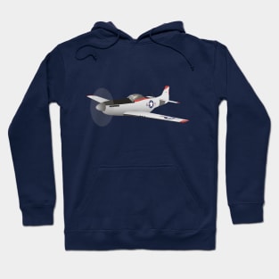 P-51 Mustang WWII Airplane Hoodie